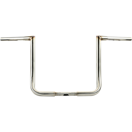LA Choppers #LA-7361-14SS - 1-1/4" Twin Peaks Touring Handlebar - 14" - Stainless Steel