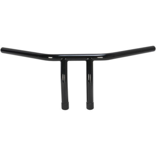 Emgo #07-93421B - 1" T-Bar Handlebar - 6" - Dimpled - Black