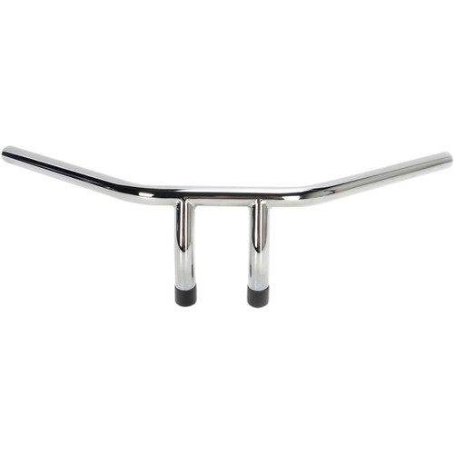 Emgo #07-93422 - 1" T-Bar Handlebar - 8" - Dimpled - Chrome