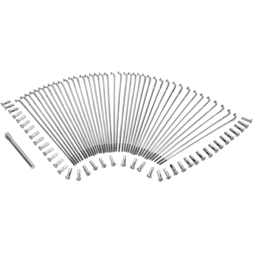 Drag Specialties - Spoke Set - Drop Center - Front - Stainless Steel - 21"