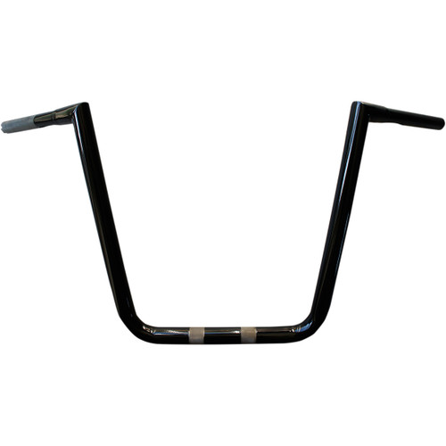 LA Choppers #LA-7362-16B - 1-1/4" Twin Peaks Hefty Big Twin Handlebar - 16" - Black