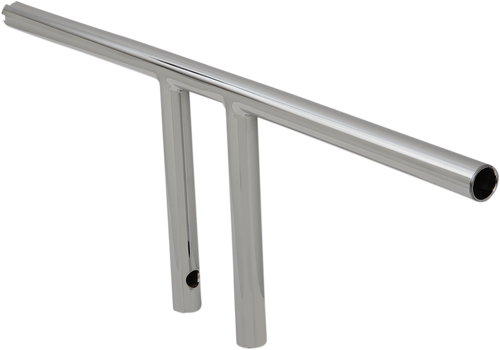 Drag Specialties 1" T-Bar - Dimpled - Straight - 8" - Chrome