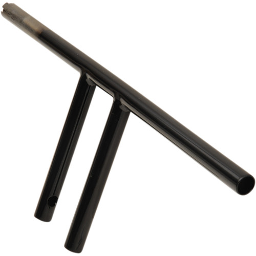 Drag Specialties - 1" T-Bar - Dimpled - Straight - 8" - Black