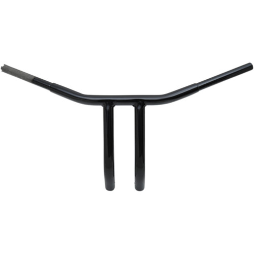 Drag Specialties - 1-1/4" Buffalo T-Bar - Inverted - TBW - Black