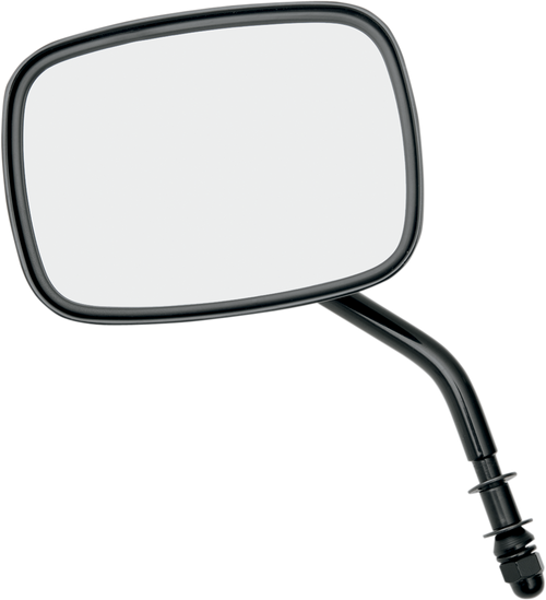 Die Cast Mirror - Standard Stem - Black