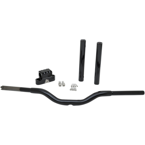 LA Choppers #LA-7335-10B - Kage Fighter-T Handlebar - 14" - Black