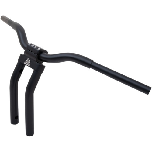 LA Choppers #LA-7336-10M - Kage Fighter-T Pullback Handlebar - Pullback - 13" - Matte Black