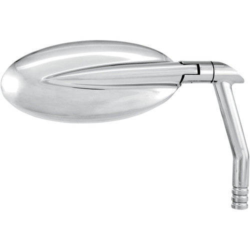 Performance Machine (PM) #0064-2029-CH - Mirror - Vision - Side View - Oval - Chrome - Left/Right