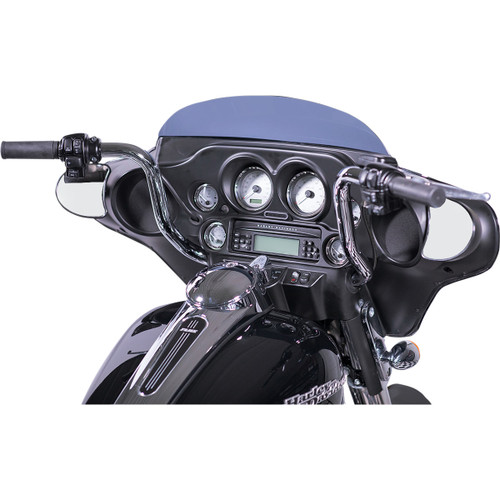 FAT Baggers INC. #903012 - 1-1/4" EZ Install Round Top Handlebar - 12" - Chrome