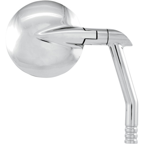 Performance Machine (PM) #0064-2035-CH - Mirror - Vision - Side View - Round - Chrome - Left/Right