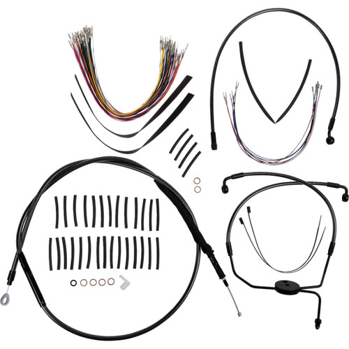 Handlebar Kit - Viking - 12" - Black Pearl