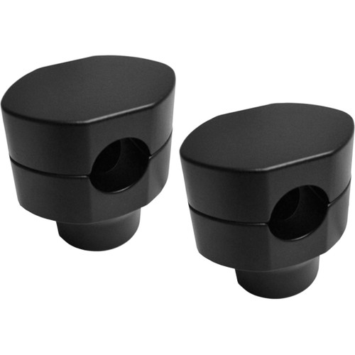 LA Choppers #LA-7410-02M - Springer Handlebar Riser Kit - Flat Black