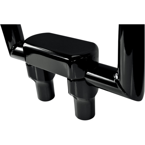 LA Choppers #LA-7446-03B - Hefty Handlebar Riser & Top Clamp Kit - 3" - Black