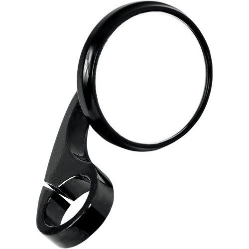 Todd's Cycle #0640-0752 - Shooter Mirror - 1.25" - Blacktop
