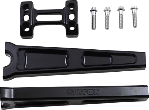 Slyfox #TM-SLY8 - Handlebar Riser Kit - Straight - 1" Clamping - 10" Rise - Black