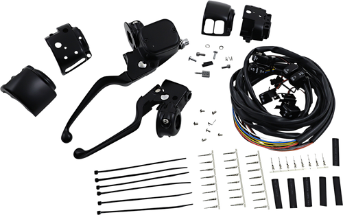 Handlebar Controls - 9/16" Master Cylinder - 96 - 11 - Black