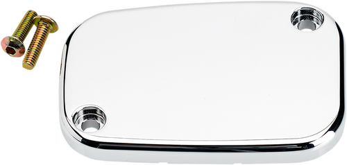Master Cylinder Cover - Brake - Front - Smooth - Chrome