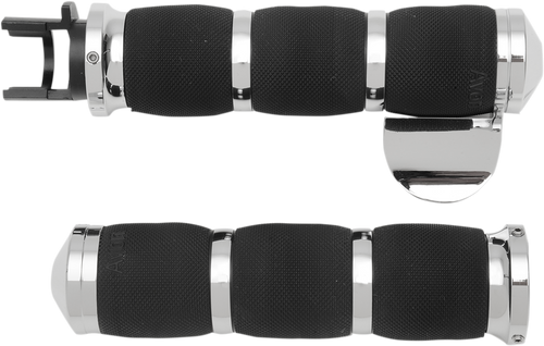 Grip - Air Cushion - Indian - Throttle Boss - Chrome