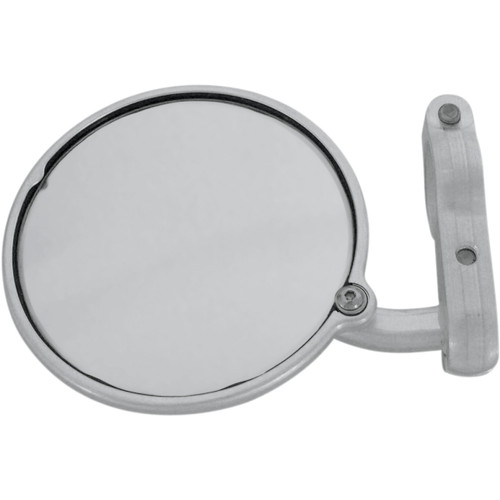 CRG #HS-201-L - Mirror - Hindsight/Bar End - Side View - Round - Chrome - Left - Each