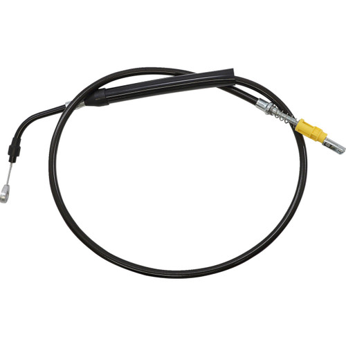 LA Choppers #LA-8056C08M - Midnight Braided Clutch Cable - Stock Ape Hanger Handlebars - '21-'22 FLH