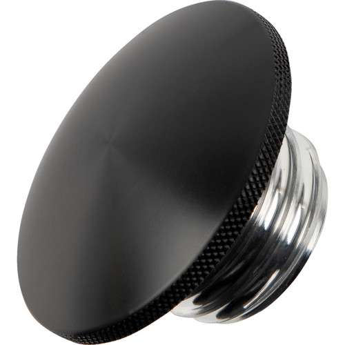 Joker Machine #10-444B - Gas Cap - Knurled - Black - Harley-Davidson
