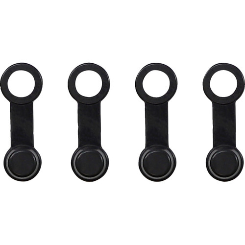 Helix #202-2005 - Brake Bleeder Caps - Black - 4-Pack