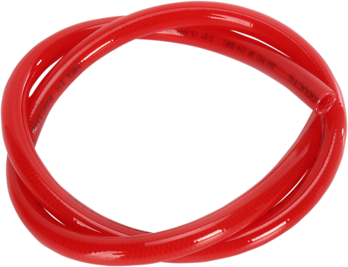 High-Pressure Fuel Line - Red - 3/8" - 3