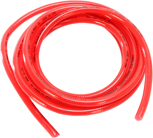 High-Pressure Fuel Line - Red - 1/4" - 10