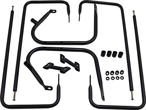 Saddlebag Rail - Black - FLT 97 - 08