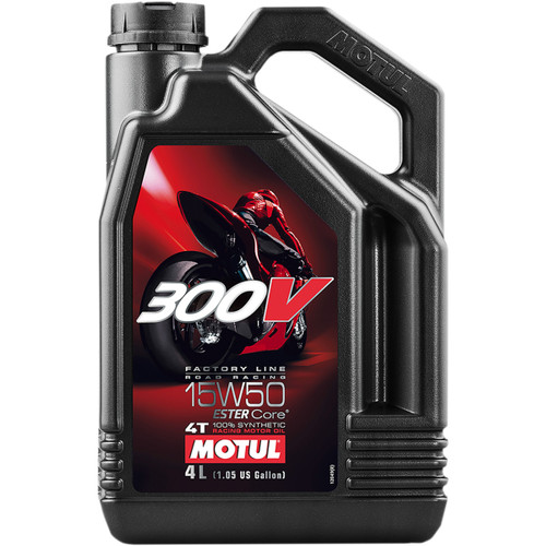 Motul #104129 - 300V Synthetic Ester Oil - 15W-50 - 4L