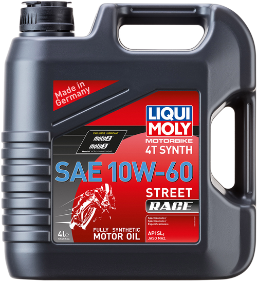 Street Race Synthetic 4T Oil - 10W-60 - 4 L