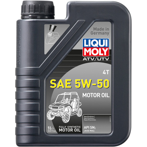 Liqui Moly #20212 - ATV/UTV 4T Engine Oil - 5W-50 - 1 liter