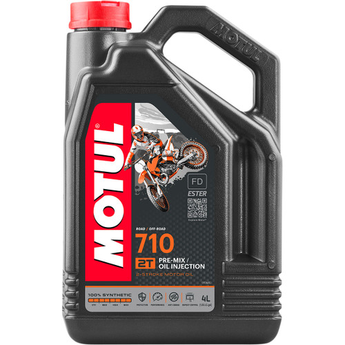Motul #104035 - 710 2T Injector/Premix Oil - 4L