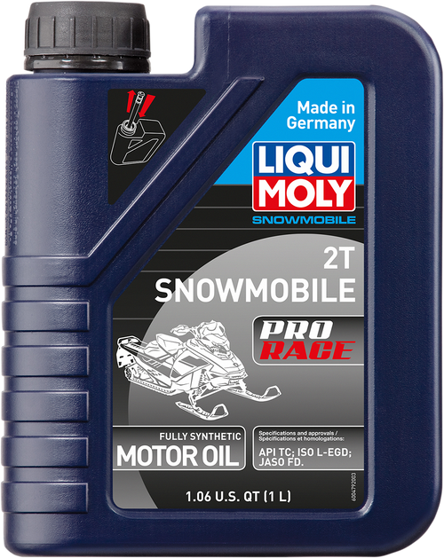 Snowmobile Pro Race Synthetic 2T Oil - 1 L