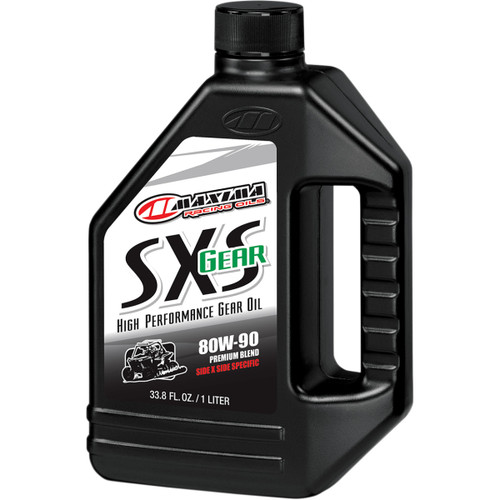 Maxima Racing OIL #40-43901 - SXS Mineral Gear Oil - 80W-90 - 1L