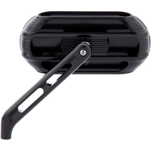 Arlen Ness #510-000 - Mirror - Sidekick - Side View - Oval - Black - Left