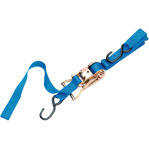 Parts Unlimited - 1" Ratchet Tied Down - Assist - Blue