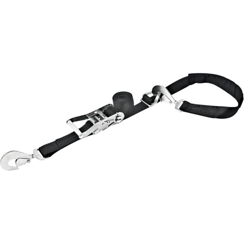 Powertye MFG. #35282 - Tie-Down Axle Strap - 2" - Black