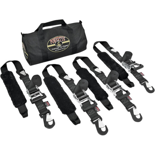 Powertye MFG. #TRAILERKIT-102 - Big Daddy Trailer Kit - 2" x 6-1/2' - Black