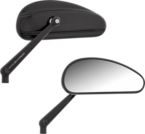 Downdraft Mirror - Black Anodized