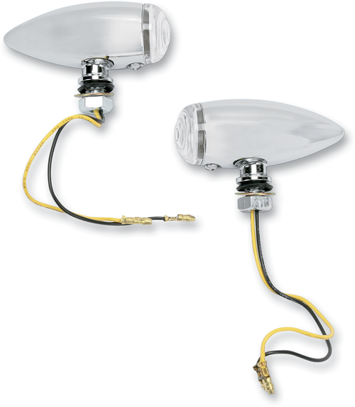 Bullet LED Marker Lights - Smooth - Clear