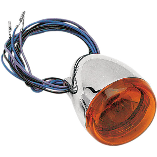 Chris Products #8501A - Turn Signal - Chrome/Amber