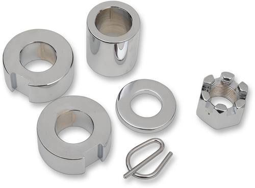 Axle Nut with Spacer - Chrome - Kit