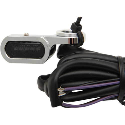 Drag Specialties - LED Handlebar Marker Lights - Hydraulic Clutch - Chrome/Smoke