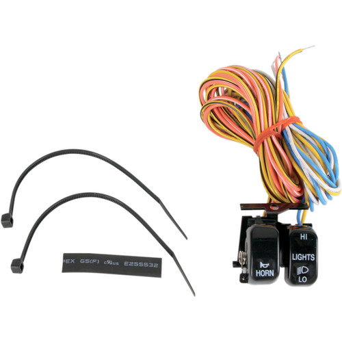 Drag Specialties - Handlebar Switch Kit - Dimmer/Horn - Black