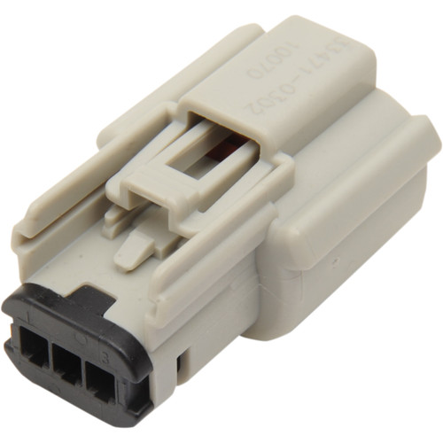 Namz #NM-33471-0302 - Molex MX 150 Connector - 3 Pin Female - Gray