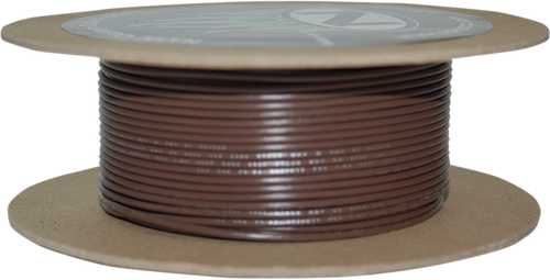 100 Wire Spool - 18 Gauge - Brown