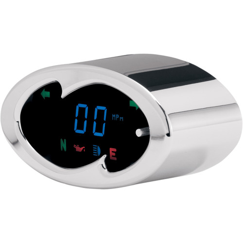 Dakota Digital #MCL-5100-K - 5000 Series Wave Speedometer - Black - 2" H x 4.25" W