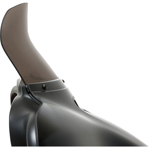 Memphis Shades #MEP8631 - Spoiler Windshield - 8-1/2" - Smoke - FLH