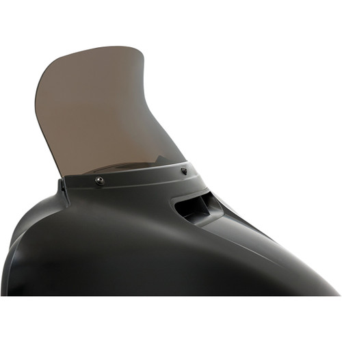Memphis Shades #MEP8631 - Spoiler Windshield - 8-1/2" - Smoke - FLH